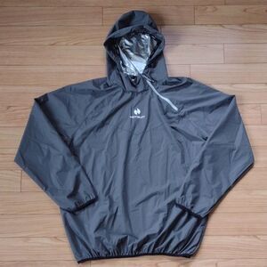 Hotsuit Gray Hooded Sauna Suit Sweat Jacket Size 3XL